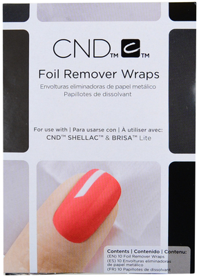 CND FOIL REMOVER WRAP 10/PK